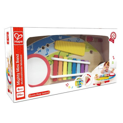 Дитячий ксилофон Hape Мініоркестр 5 в 1 (E0612) Дитячий ксилофон Hape Мініоркестр 5 в 1 (E0612)