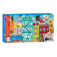 Пазл Hape Міський пейзаж з анімацією 49 ел. (E1629) Пазл Hape Міський пейзаж з анімацією 49 ел. (E1629)