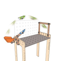 Ігровий набір Hape Junior Inventor Великий науковий верстак (E3027)