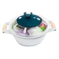 Дитячий кухонний набір Hape Посуд із продуктами (E3198)