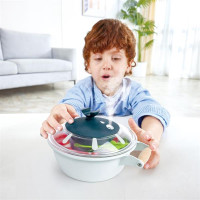 Дитячий кухонний набір Hape Посуд із продуктами (E3198)