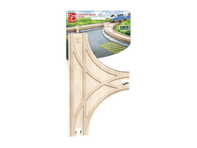 Набір для залізниці Hape T-подібна рейка 1 шт. (E3775) Набір для залізниці Hape T-подібна рейка 1 шт. (E3775)
