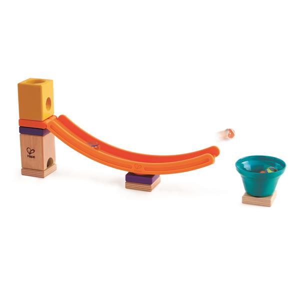 Набір для конструктора-лабіринту Hape Quadrilla Скейтпарк (E6023) Набір для конструктора-лабіринту Hape Quadrilla Скейтпарк (E6023)