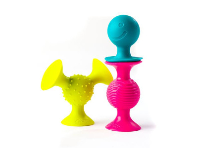 Набір сенсорних брязкалець Fat Brain Toys pipSquigz 3 шт (FA089-1) Набір сенсорних брязкалець Fat Brain Toys pipSquigz 3 шт (FA089-1)