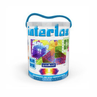 Конструктор Guidecraft Interlox Squares Квадрати, 96 деталей (G16835)