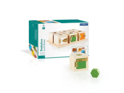 Сортер Guidecraft Manipulatives Коробочки з геометричними фігурами (G5058) Сортер Guidecraft Manipulatives Коробочки з геометричними фігурами (G5058)