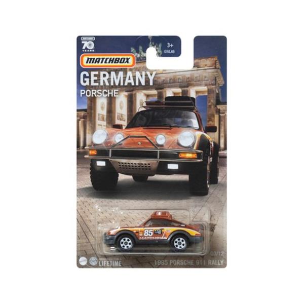 Автомодель Matchbox Шедеври автопрому Німеччини Porsche 911, 1:64 (GWL49-HPC58)