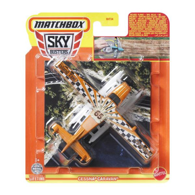 Літачок Matchbox Sky Busters Cessna Caravan з килимком для гри (HHT34-HVM45)