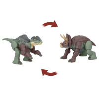 Ігрова фігурка Jurassic World Діно-трансформер з фільму Світ Юрського періоду Гіганотозавр-Насутоцератопс (HPD33-HPD34)