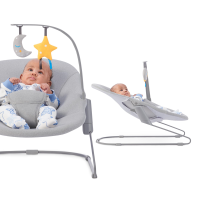 Крісло-гойдалка Kinderkraft Calmee сірий (KBCALM00GRY0000) Крісло-гойдалка Kinderkraft Calmee сірий (KBCALM00GRY0000)