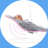 Крісло-гойдалка Kinderkraft Calmee сірий (KBCALM00GRY0000) Крісло-гойдалка Kinderkraft Calmee сірий (KBCALM00GRY0000)
