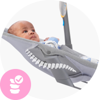 Крісло-гойдалка Kinderkraft Calmee сірий (KBCALM00GRY0000) Крісло-гойдалка Kinderkraft Calmee сірий (KBCALM00GRY0000)