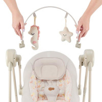 Крісло-гойдалка Kinderkraft Swingee Beige (KBSWIN00BEG0000)