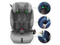Автокрісло Kinderkraft Comfort Up 2 Plus i-Size сірий (KCCOUP02GRYPL00)