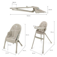 Стільчик для годування Kinderkraft Dinnly Beige (KHDINN00BEG0000)