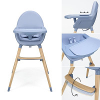 Стільчик для годування 2 в 1 Kinderkraft Fini 2 Nordic Breeze (KHFINI02NOR0000)