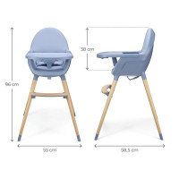 Стільчик для годування 2 в 1 Kinderkraft Fini 2 Nordic Breeze (KHFINI02NOR0000)
