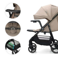 Прогулянкова коляска Kinderkraft Trig 3 Tray Beige (KSTRIG03BEG000T) Прогулянкова коляска Kinderkraft Trig 3 Tray Beige (KSTRIG03BEG000T)