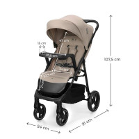 Прогулянкова коляска Kinderkraft Trig 3 Tray Beige (KSTRIG03BEG000T) Прогулянкова коляска Kinderkraft Trig 3 Tray Beige (KSTRIG03BEG000T)