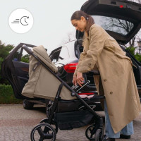 Прогулянкова коляска Kinderkraft Trig 3 Tray Beige (KSTRIG03BEG000T) Прогулянкова коляска Kinderkraft Trig 3 Tray Beige (KSTRIG03BEG000T)
