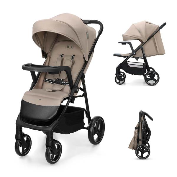 Прогулянкова коляска Kinderkraft Trig 3 Tray Beige (KSTRIG03BEG000T) Прогулянкова коляска Kinderkraft Trig 3 Tray Beige (KSTRIG03BEG000T)