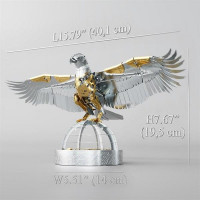 Колекцiйна модель Metal Time Unity Wings Eagle Golden Armor Crystal Edition (MT101SWRSK-GA/READY)