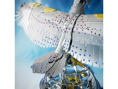 Колекцiйна модель Metal Time Unity Wings Eagle Golden Armor Crystal Edition (MT101SWRSK-GA/READY)
