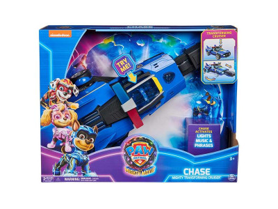 Ігровий набір Paw Patrol Щенячий патруль у кіно 2 Поліцейський автомобіль-трансформер Гончика делюкс (SM17732/7887)