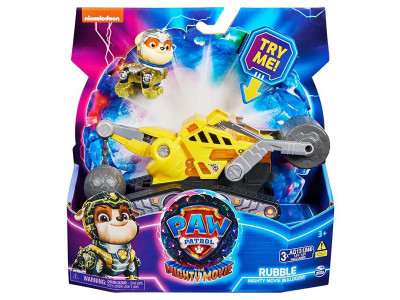 Ігровий набір Paw Patrol Щенячий патруль у кіно 2 Рятувальний автомобіль-трансформер із водієм Кремезом (SM17776/6511)