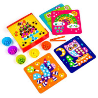Мозаїка дерев'яна Vladi Toys Доповни картинку кульками (ZB2002-08)