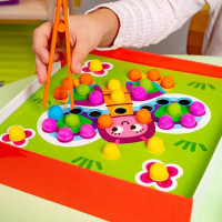 Мозаїка дерев'яна Vladi Toys Доповни картинку кульками (ZB2002-08)