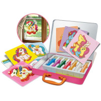 Набір для вітражів із фарбами 4M Єдинороги (00-04735) Набір для вітражів із фарбами 4M Єдинороги (00-04735)