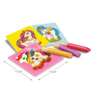 Набір для вітражів із фарбами 4M Єдинороги (00-04735) Набір для вітражів із фарбами 4M Єдинороги (00-04735)