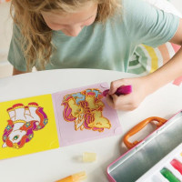 Набір для вітражів із фарбами 4M Єдинороги (00-04735) Набір для вітражів із фарбами 4M Єдинороги (00-04735)