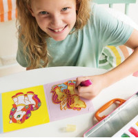 Набір для вітражів із фарбами 4M Єдинороги (00-04735) Набір для вітражів із фарбами 4M Єдинороги (00-04735)