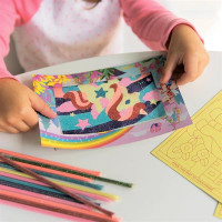 Набір для малювання піском 4M Кольоровий єдиноріг (00-04749)