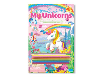 Набір для малювання піском 4M Кольоровий єдиноріг (00-04749)