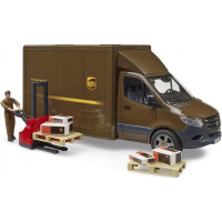 Автомодель Bruder Автомобіль MB Sprinter кур'єрської служби UPS з ігровою фігуркою та аксесуарами 1:16 (02678)