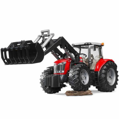 Модель Bruder Трактор Massey Ferguson 7624 з переднім наватажувачем 1:16 (03047)