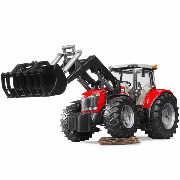 Модель Bruder Трактор Massey Ferguson 7624 з переднім наватажувачем 1:16 (03047)