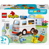 Конструктор LEGO DUPLO Швидка допомога та водій 19 деталей (10447) Конструктор LEGO DUPLO Швидка допомога та водій 19 деталей (10447)