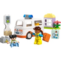 Конструктор LEGO DUPLO Швидка допомога та водій 19 деталей (10447) Конструктор LEGO DUPLO Швидка допомога та водій 19 деталей (10447)