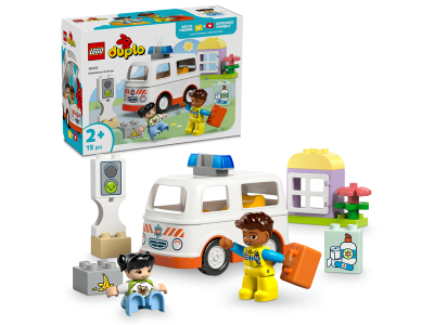 Конструктор LEGO DUPLO Швидка допомога та водій 19 деталей (10447) Конструктор LEGO DUPLO Швидка допомога та водій 19 деталей (10447)