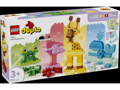 Конструктор LEGO® DUPLO® Гра з побудови тварин Навчальна іграшка, 94 деталі (10472)