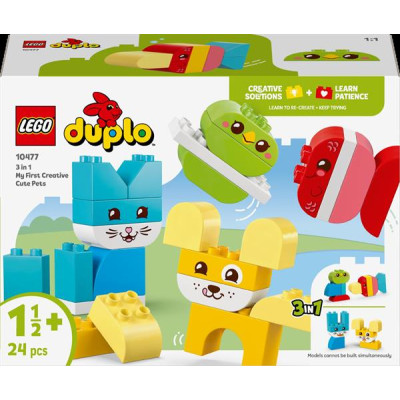 Конструктор LEGO DUPLO My First Чарівні творчі домашні улюбленці 3 в 1 24 Деталі ( 10477 )