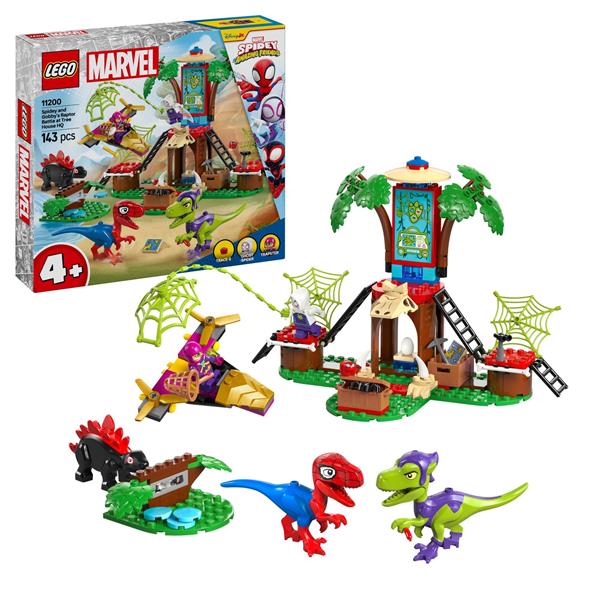 Конструктор LEGO Spiday Marvel Битва Павука та раптора Гоббі у штаб-будинку на дереві (11200) Конструктор LEGO Spiday Marvel Битва Павука та раптора Гоббі у штаб-будинку на дереві (11200)