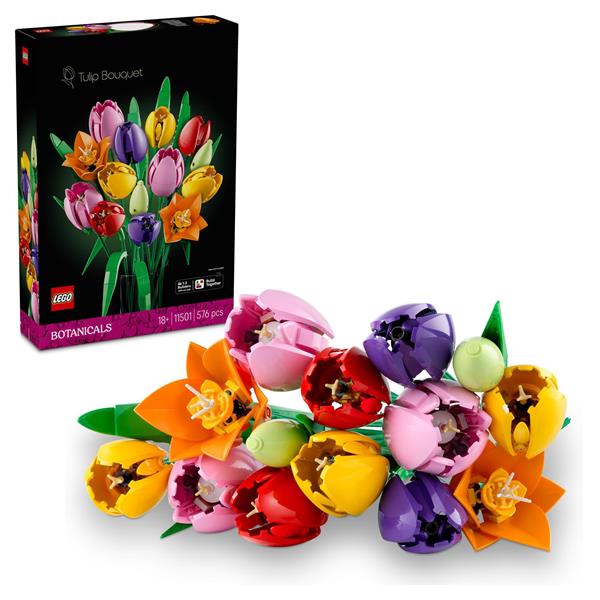 Конструктор LEGO Botanicals Букет тюльпанів 576 Деталей (11501) Конструктор LEGO Botanicals Букет тюльпанів 576 Деталей (11501)