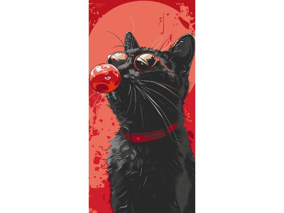 Картина за номерами ArtCraft Файний кіт 40х80 см (11558-AC)