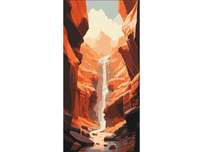 Картина за номерами ArtCraft Каньйон 40х80 см (11567-AC) Картина за номерами ArtCraft Каньйон 40х80 см (11567-AC)