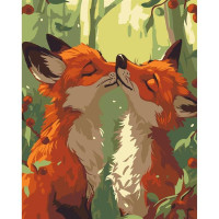 Картина за номерами ArtCraft Ніжні лисички 40х50 см (11690-AC)